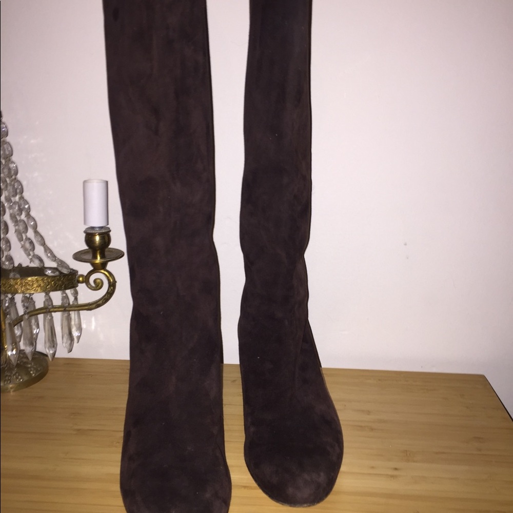 ❤️SOLD❤️Christian Louboutin Suede Zip up Boots - Picture 6 of 10
